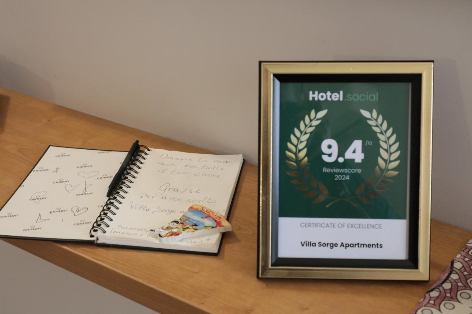 סן ג'יורג'יו א קרמאנו Villa Sorge Apartments מראה חיצוני תמונה